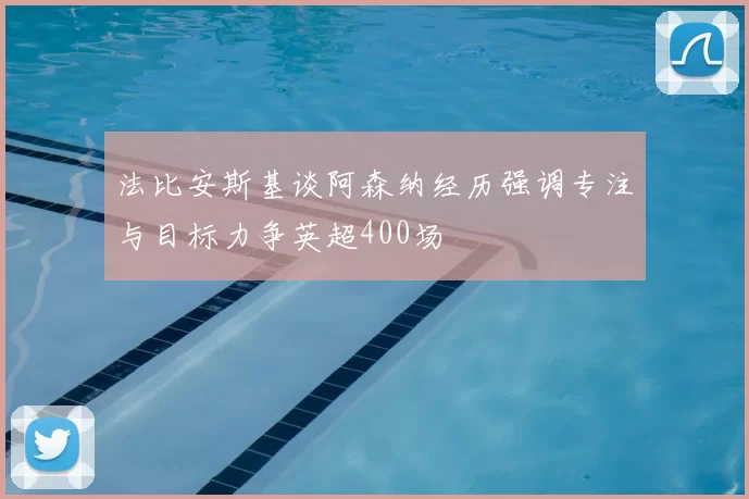 法比安斯基谈阿森纳经历强调专注与目标力争英超400场