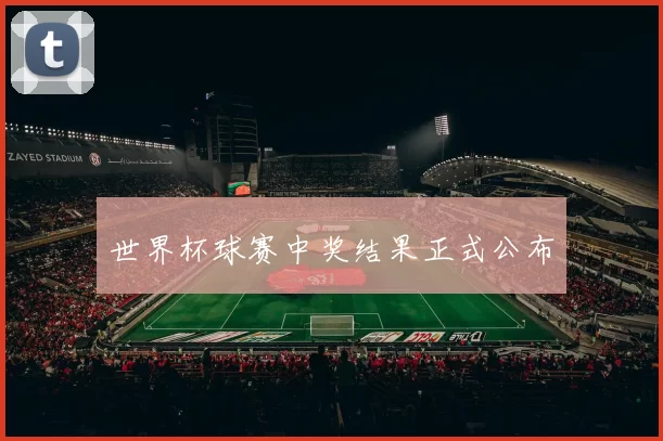 世界杯球赛中奖结果正式公布